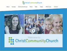 Tablet Screenshot of christcommunitychurch.co.uk